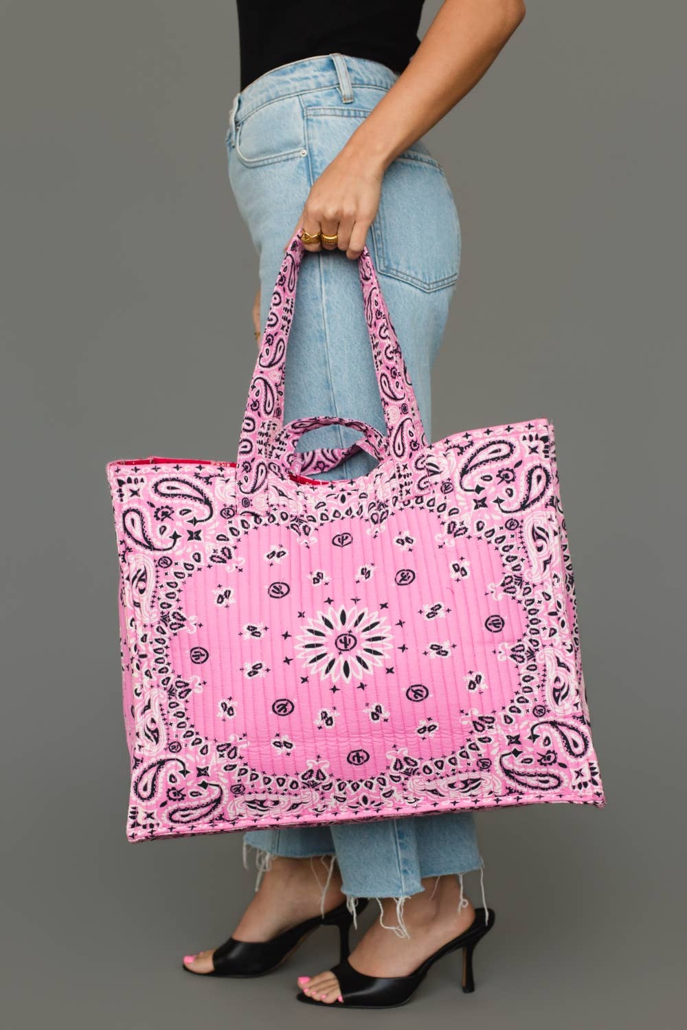 BANDANA TOTE - PINK