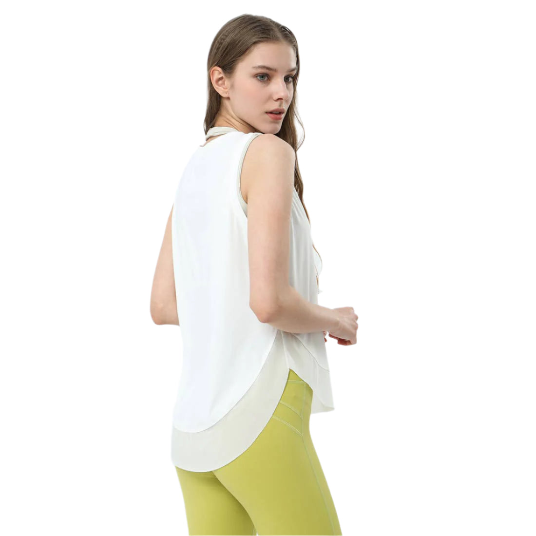 MESH SPORTS TANK - WHITE