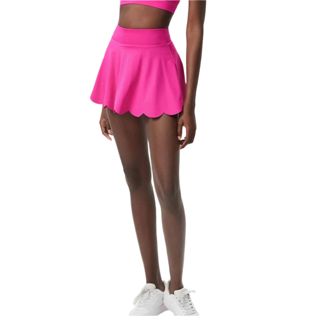 SCALLOP SKIRT - ROSE PINK