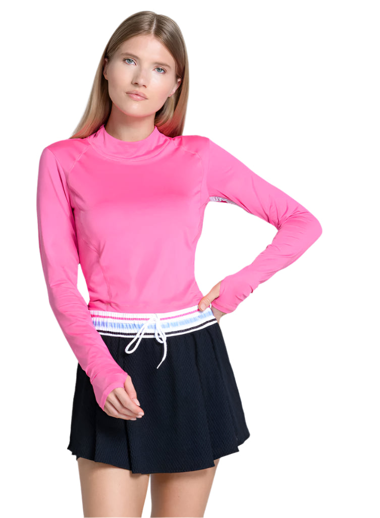 BLUE STREAK SKIRT - BLACK