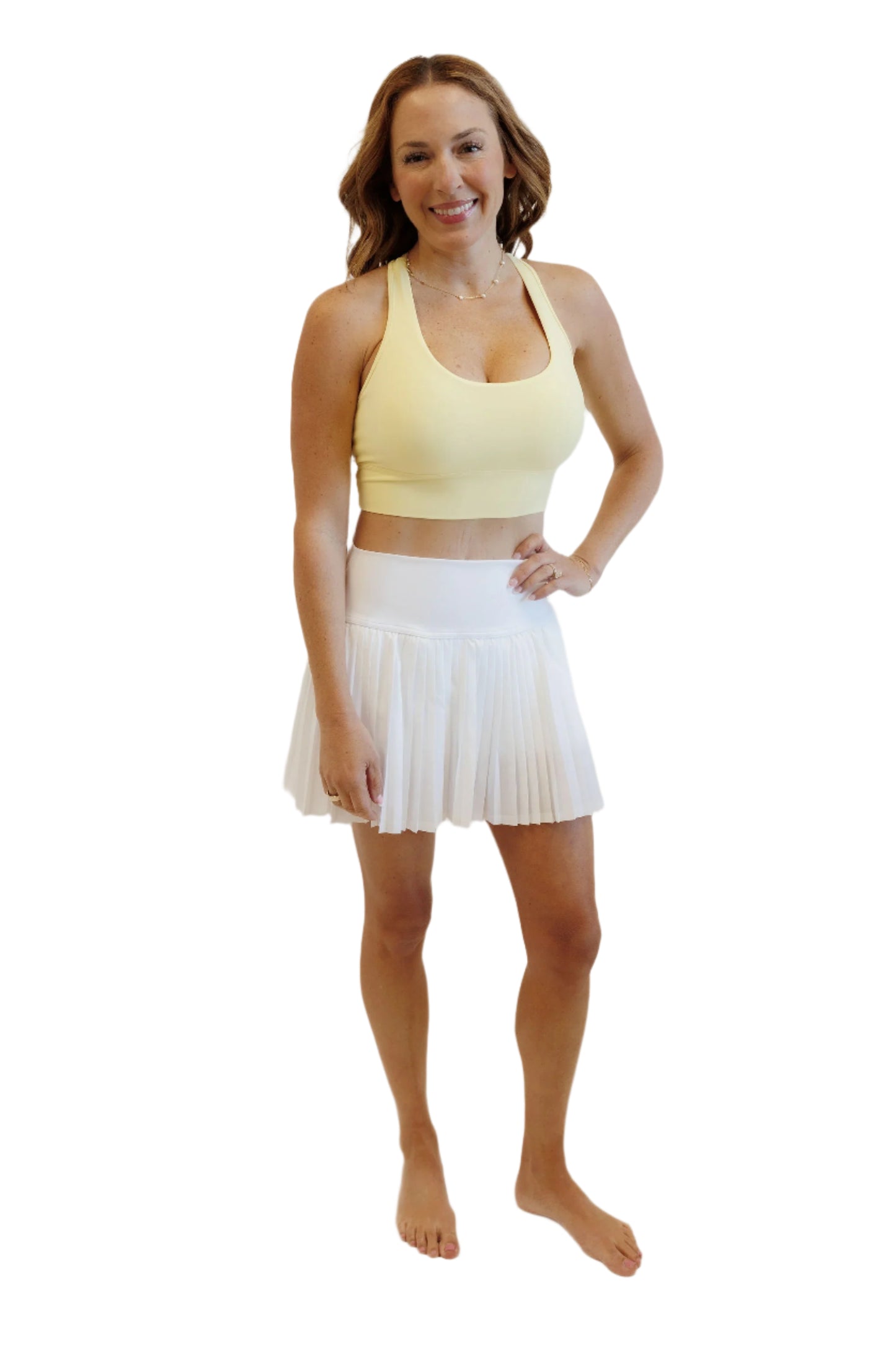 MADDIE SKORT - WHITE