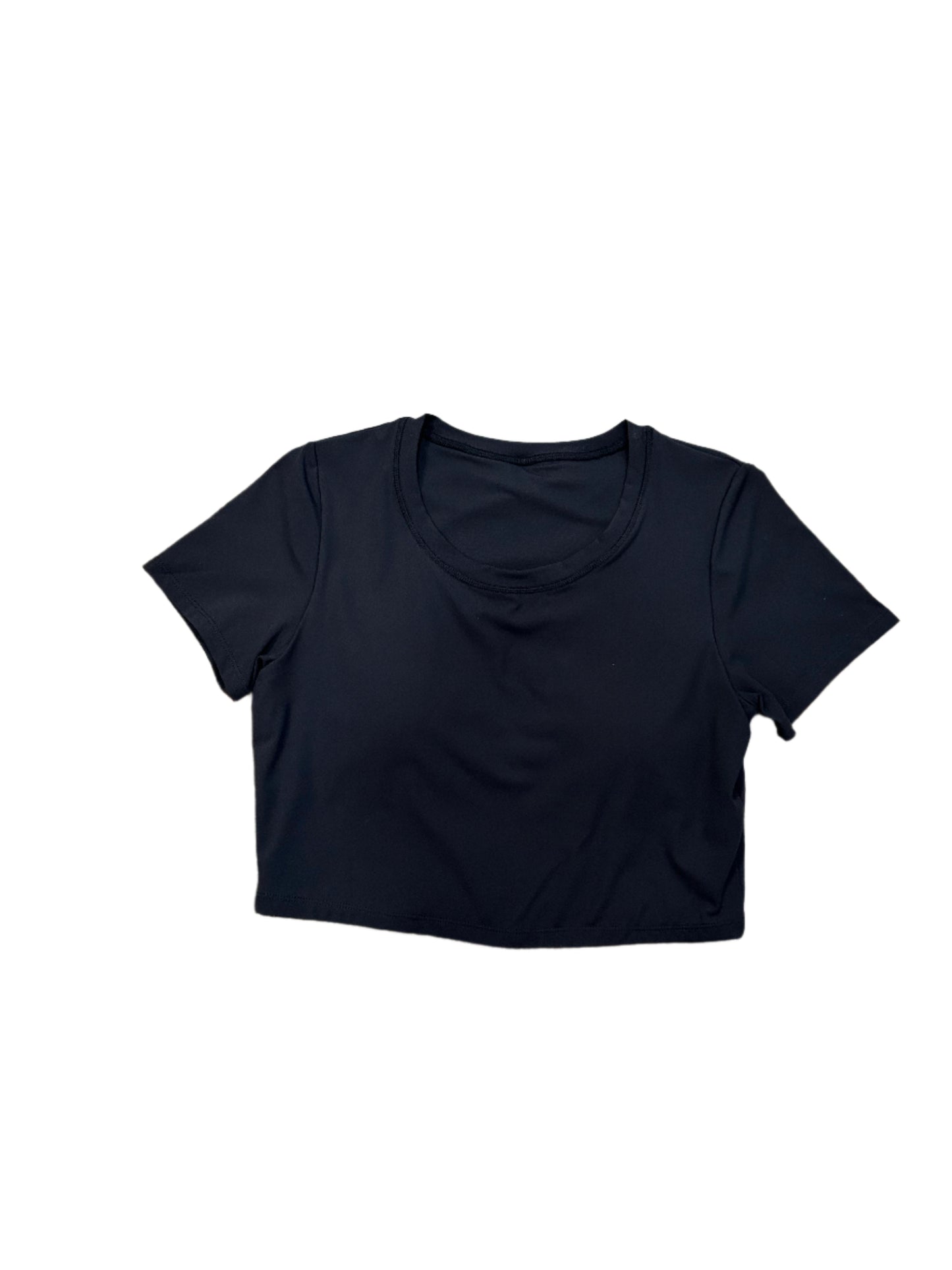 CLASSIC CROP TEE - BLACK