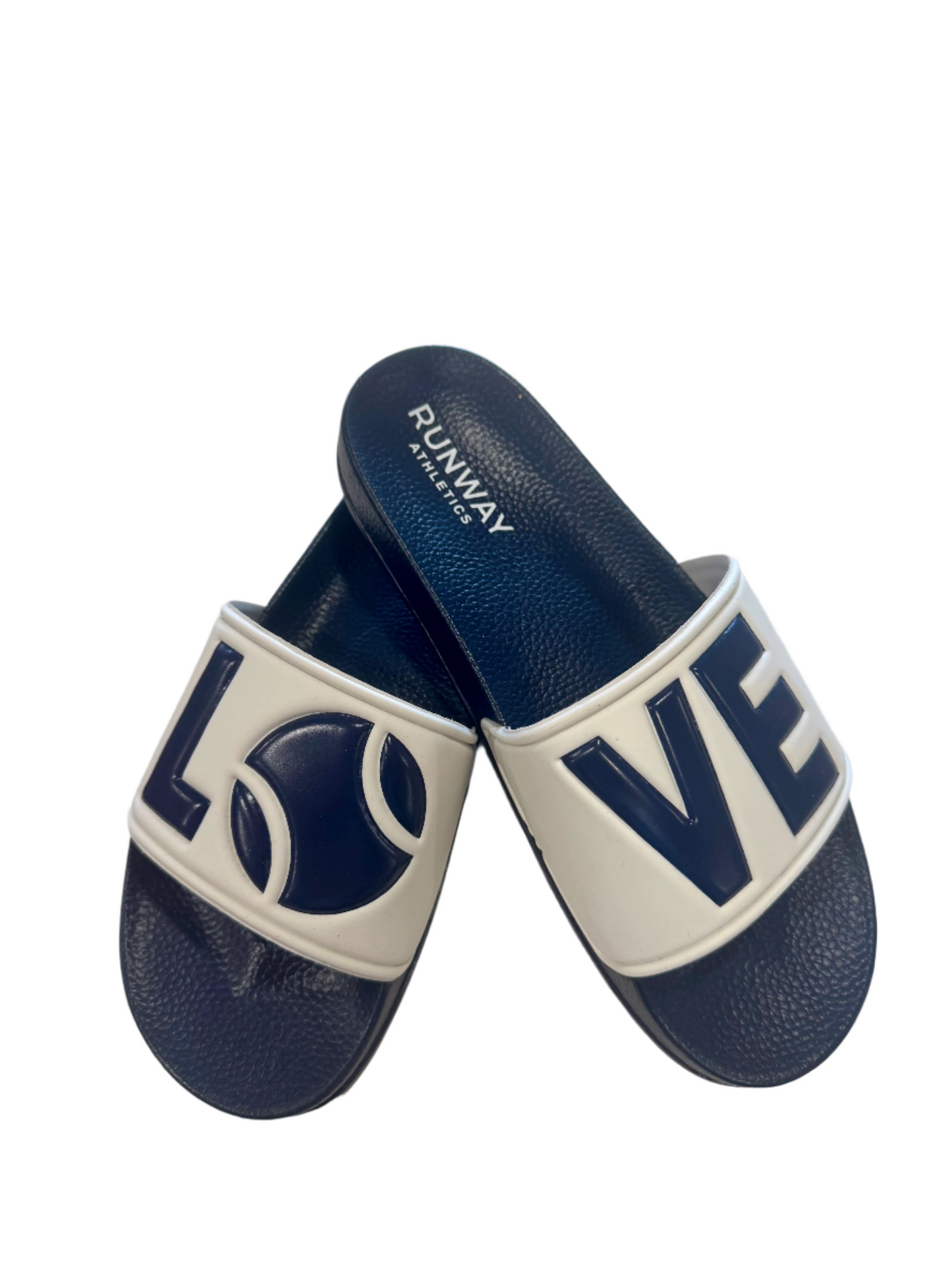 LOVE SLIDES NAVY BLUE