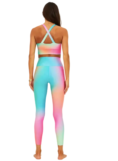 PIPER LEGGING - STRAWBERRY SUNSET OMBRE