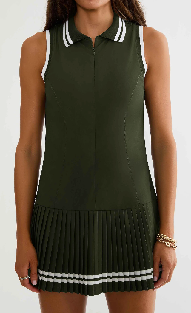 BRIA DRESS - SHADED SPRUCE