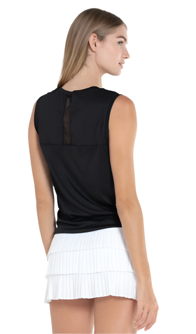 TWIST FRONT TANK - BLACK