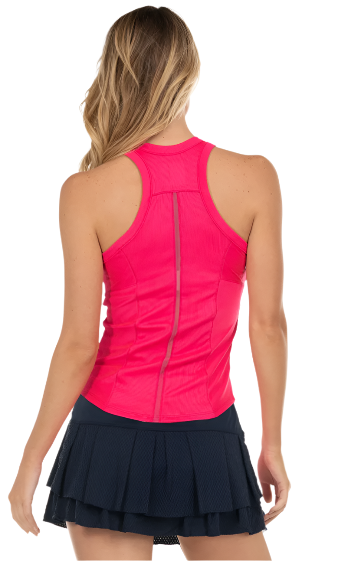 ONE LOVE RIB TANK PINK LUCKY