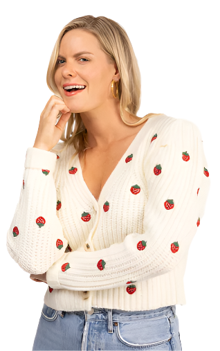 HYACINTH SWEATER- STRAWBERRY