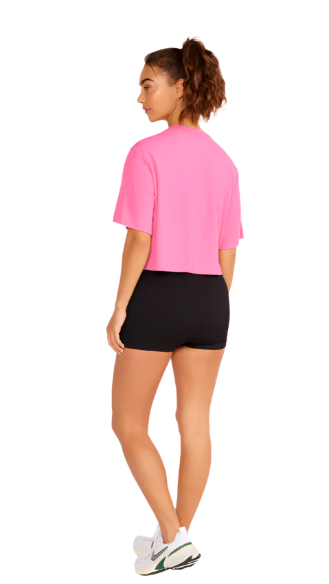 KAREN SS TOP-BARBIE PINK