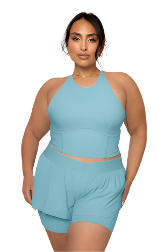 CLEO CORSET CROP BRALETTE OASIS