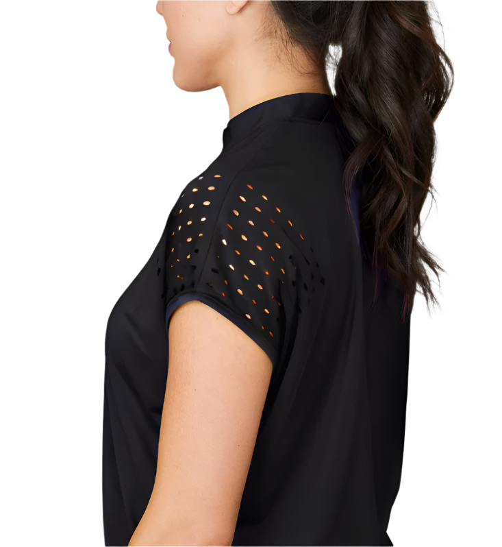 CUT OUT TEE BLACK