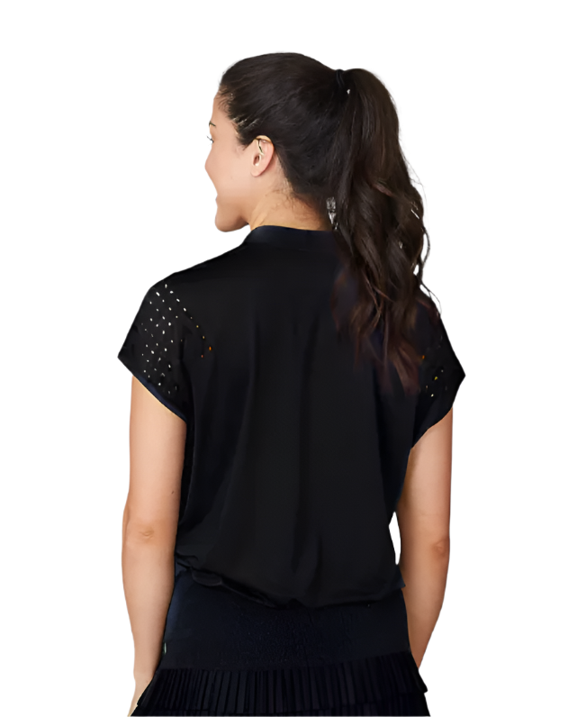 CUT OUT TEE BLACK