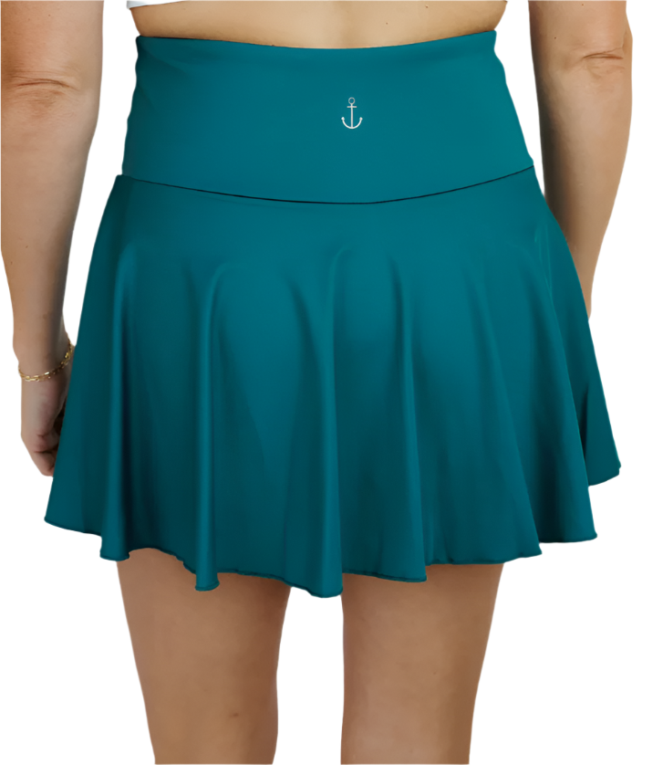 KENZIE TWIRL SKIRT - SPRUCE GREEN