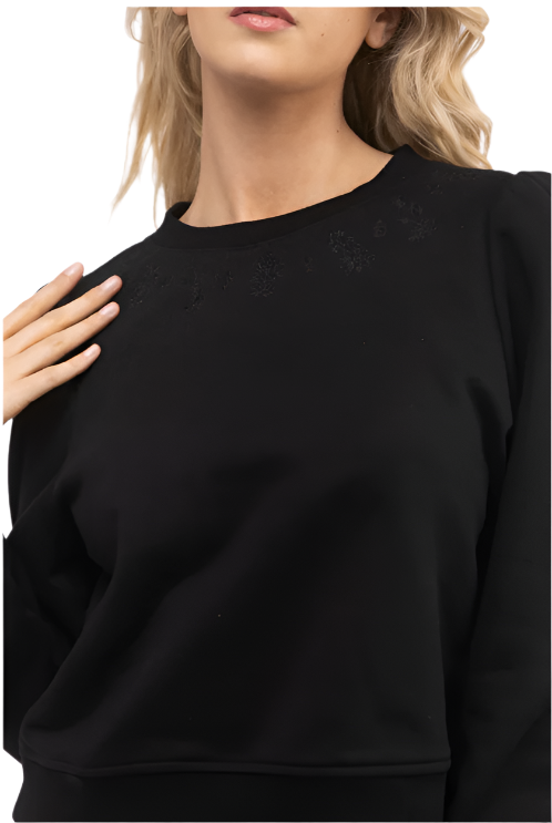 PEGGY SWEATSHIRT - BLACK