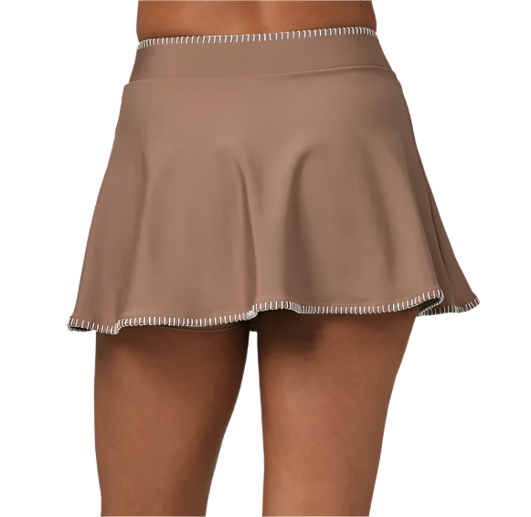 ACE MAKER SKIRT - CHESTNUT