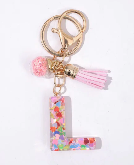 CONFETTI INITIAL CHARMS