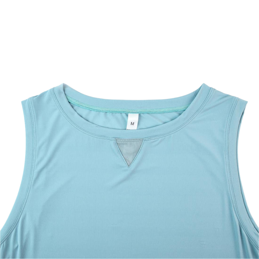 MESH SPORTS TANK - LIGHT BLUE