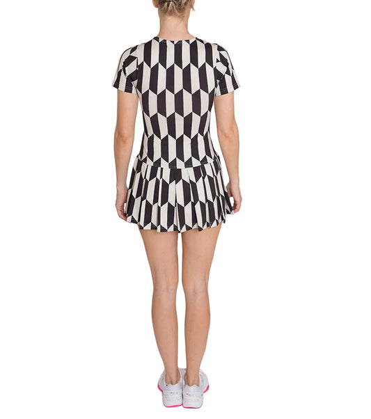 FONSSAGRIVES DRESS - BLACK WHITE