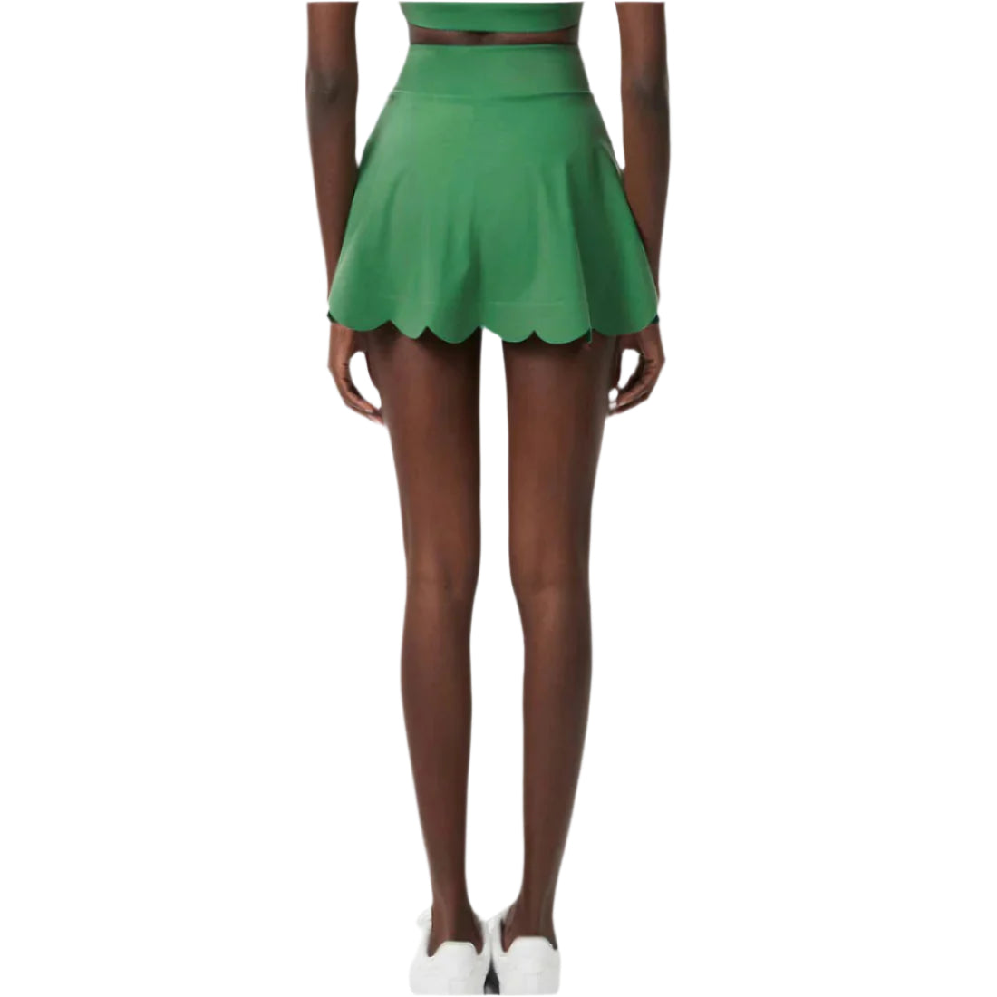 SCALLOP SKIRT - KELLY GREEN