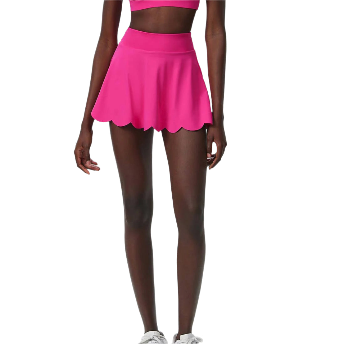 SCALLOP SKIRT - ROSE PINK