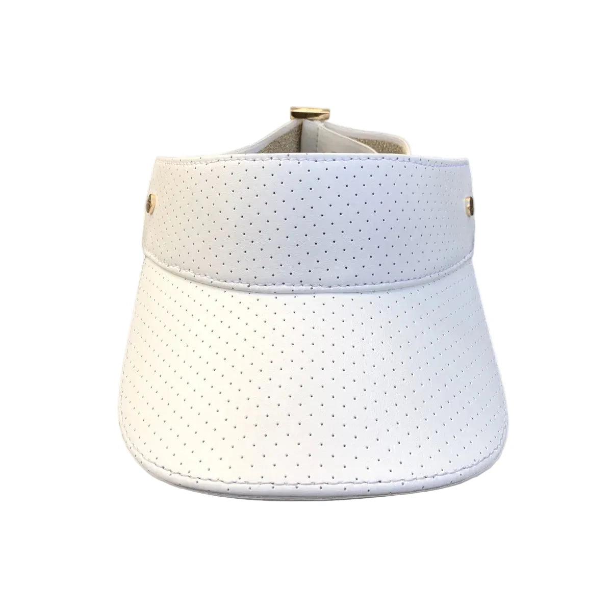 VISOR - WHITE & GOLD