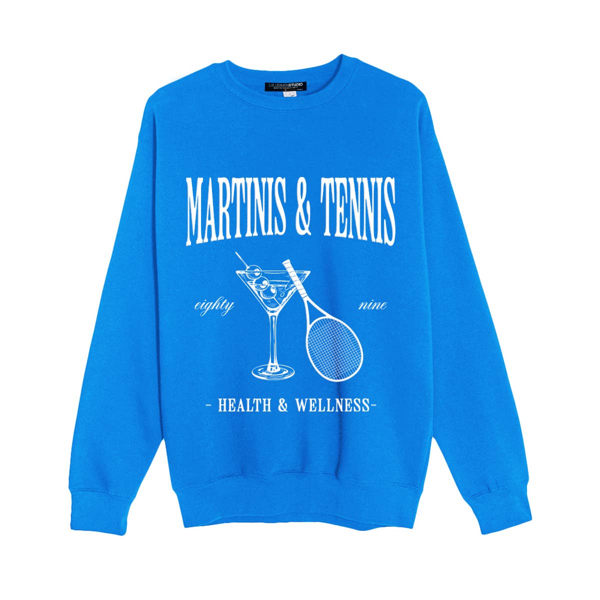 MARTINIS & TENNIS SWEATSHIRT