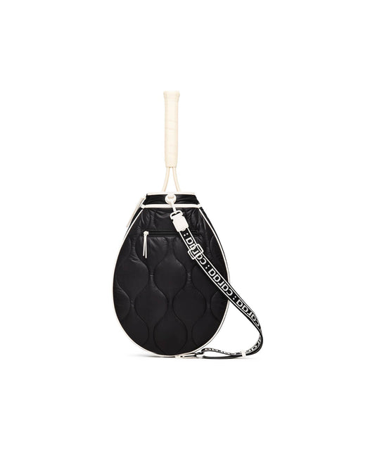 TENNIS QUILTED SLING - BLACK