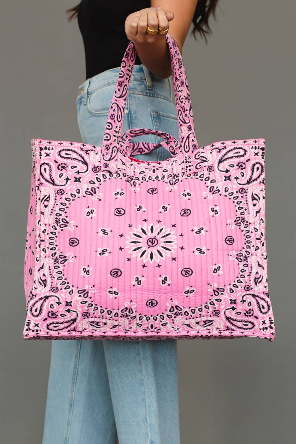 BANDANA TOTE - PINK