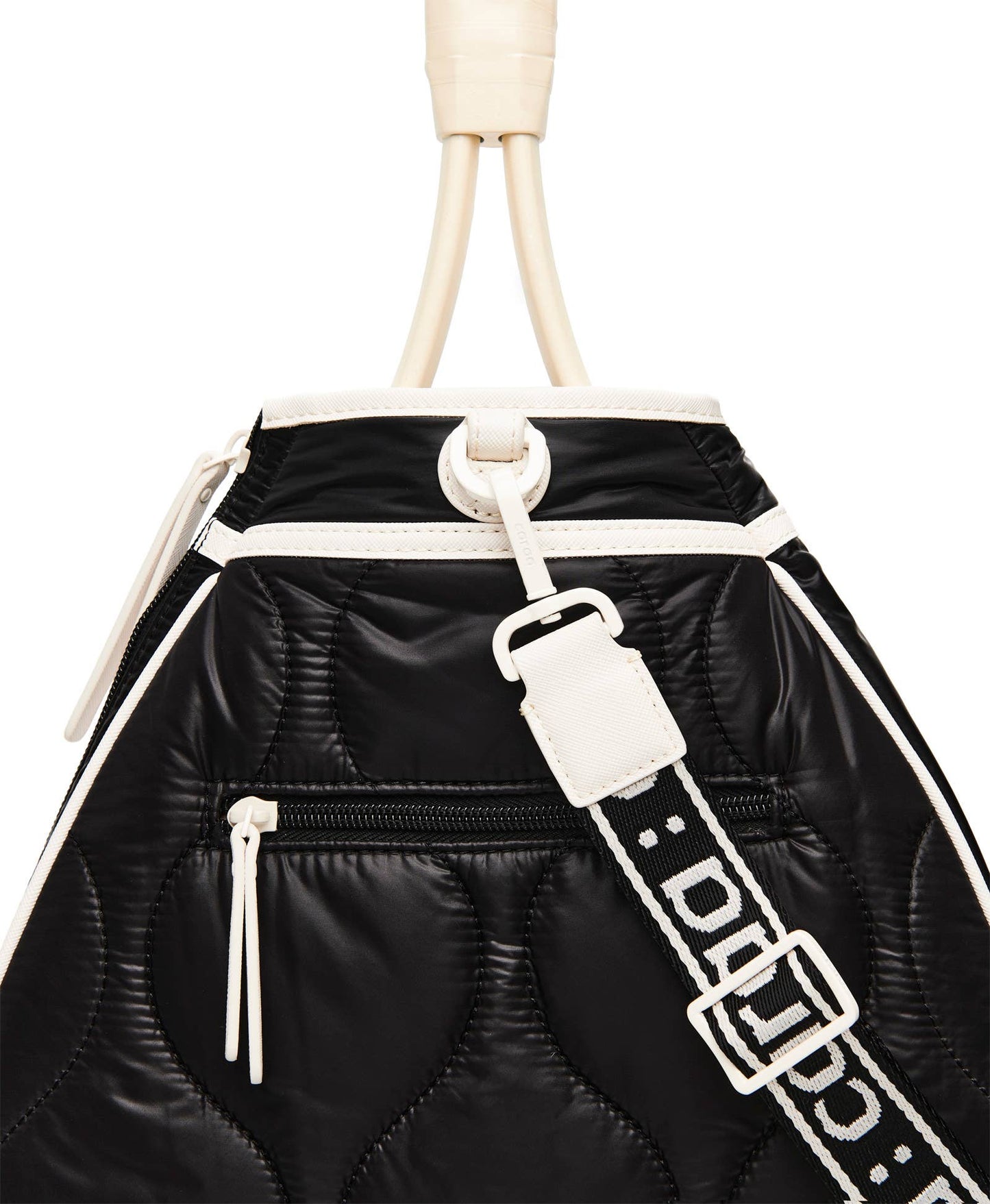 TENNIS QUILTED SLING - BLACK