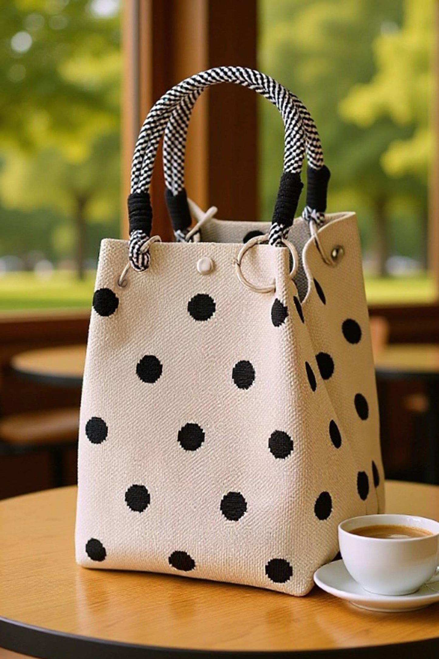 ROPE MINI TOTE - DOTS