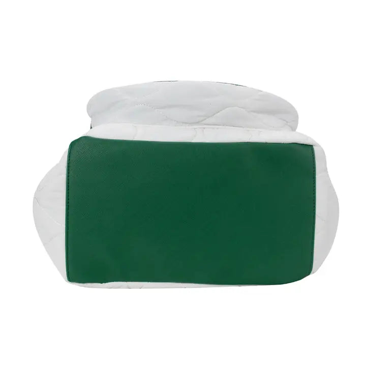 TENNIS COURTSIDE BACKPACK - WHITE/GREEN