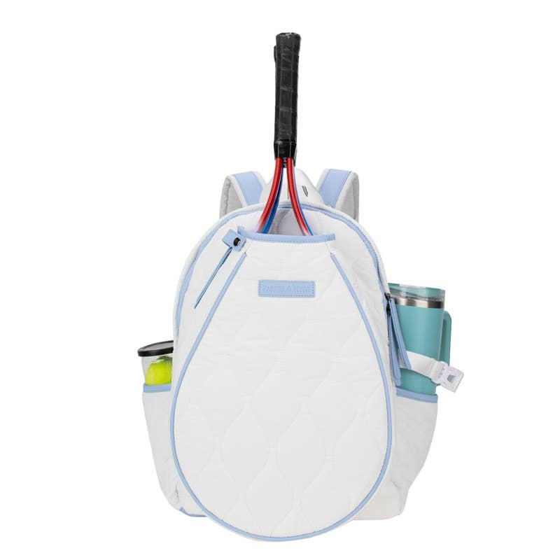 TENNIS COURTSIDE BACKPACK - WHITE/BLUE