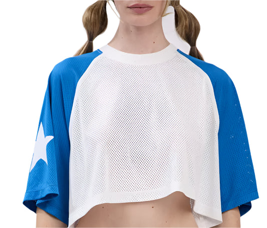 CROP STAR JERSEY - BLUE