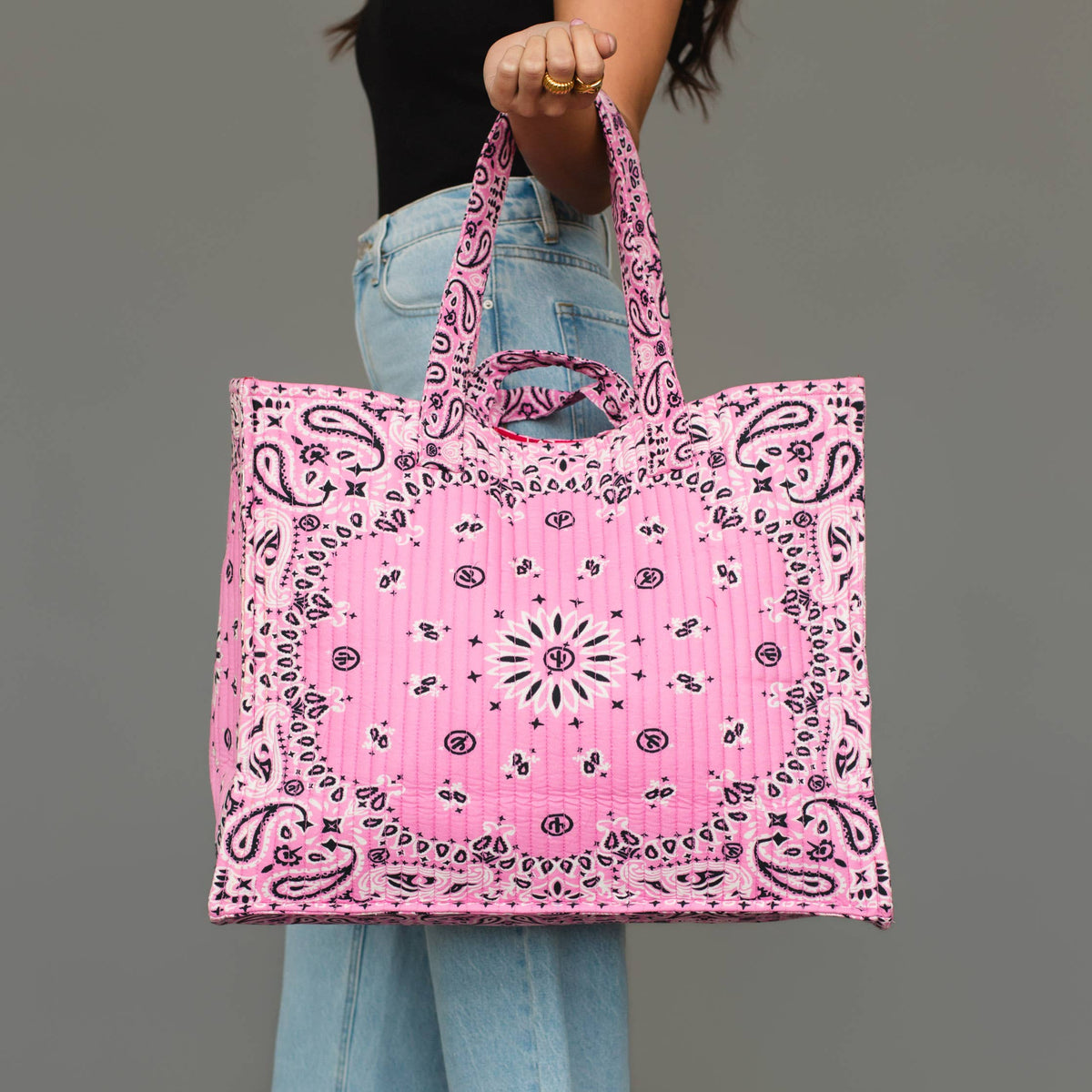 BANDANA TOTE - PINK