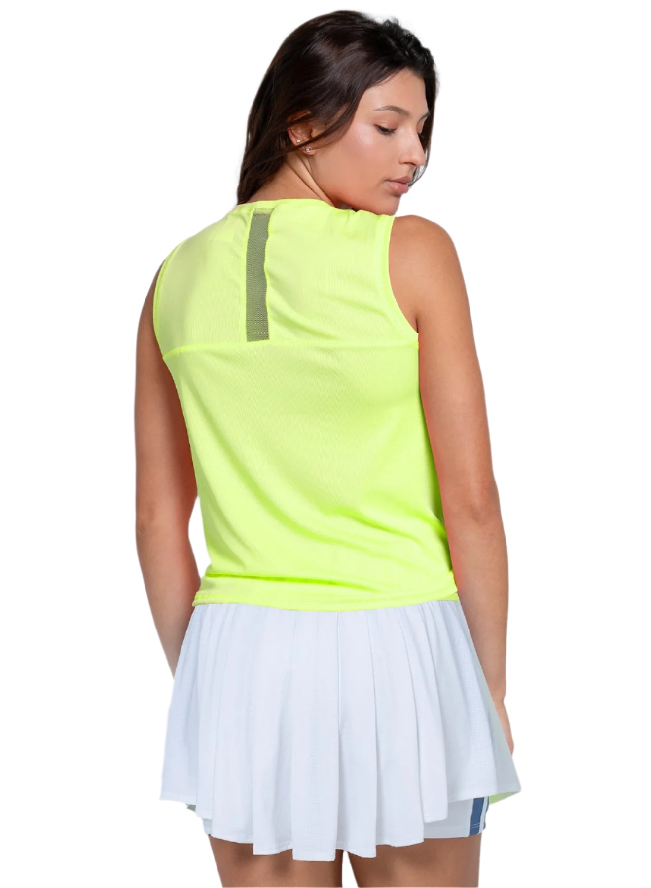 TWIST FRONT TANK - NEON YELLOW