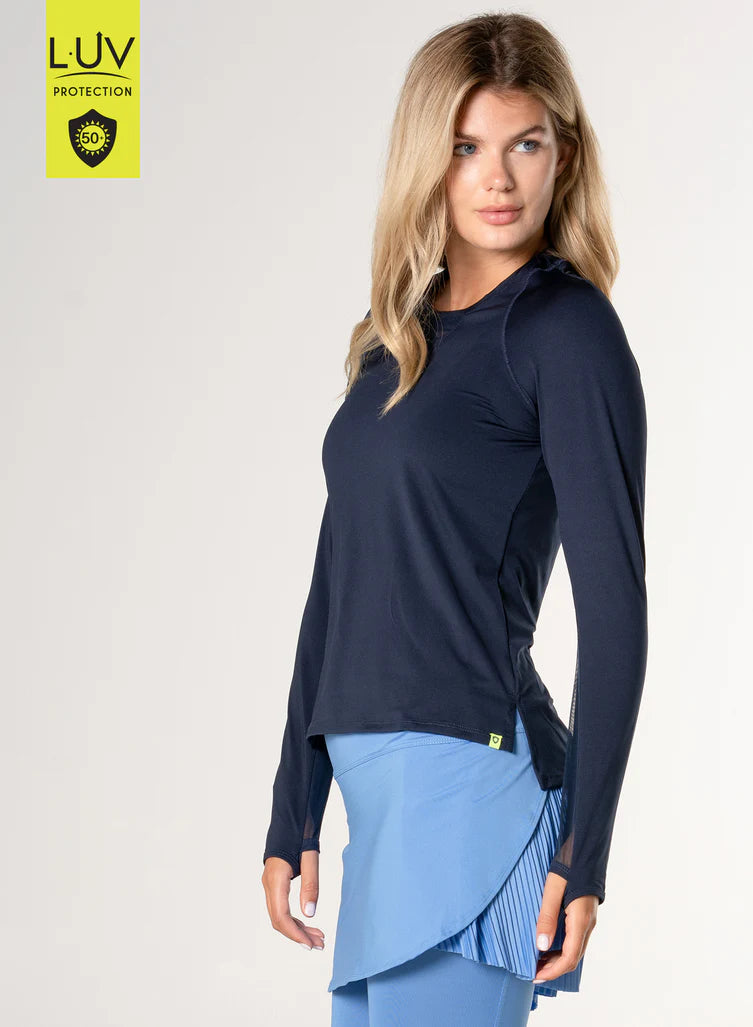 HIGH LOW BREEZY LONG SLEEVE