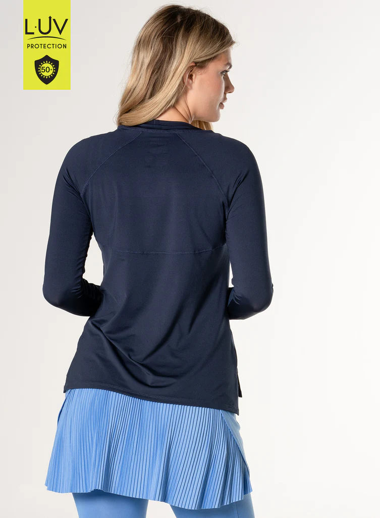 HIGH LOW BREEZY LONG SLEEVE