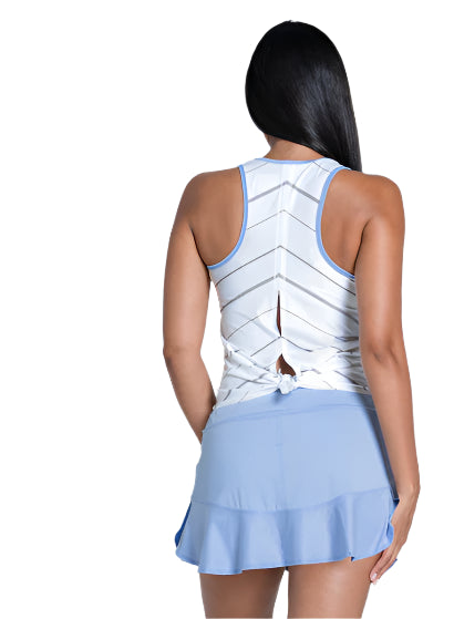 LAVENDER LOVE TIE BACK TANK