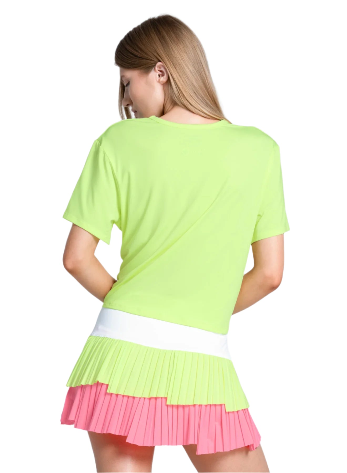 POWER BOX TEE - LEMON FROST