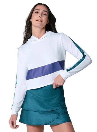 ALL THAT SHIMMERS HOODIE - WHITE