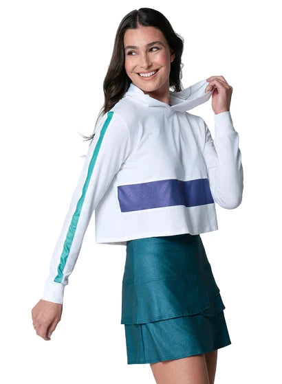 ALL THAT SHIMMERS HOODIE - WHITE