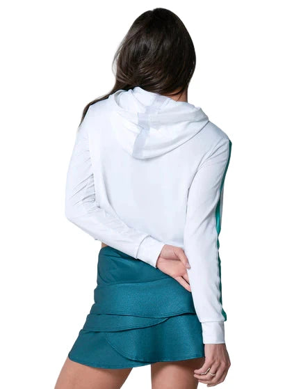 ALL THAT SHIMMERS HOODIE - WHITE