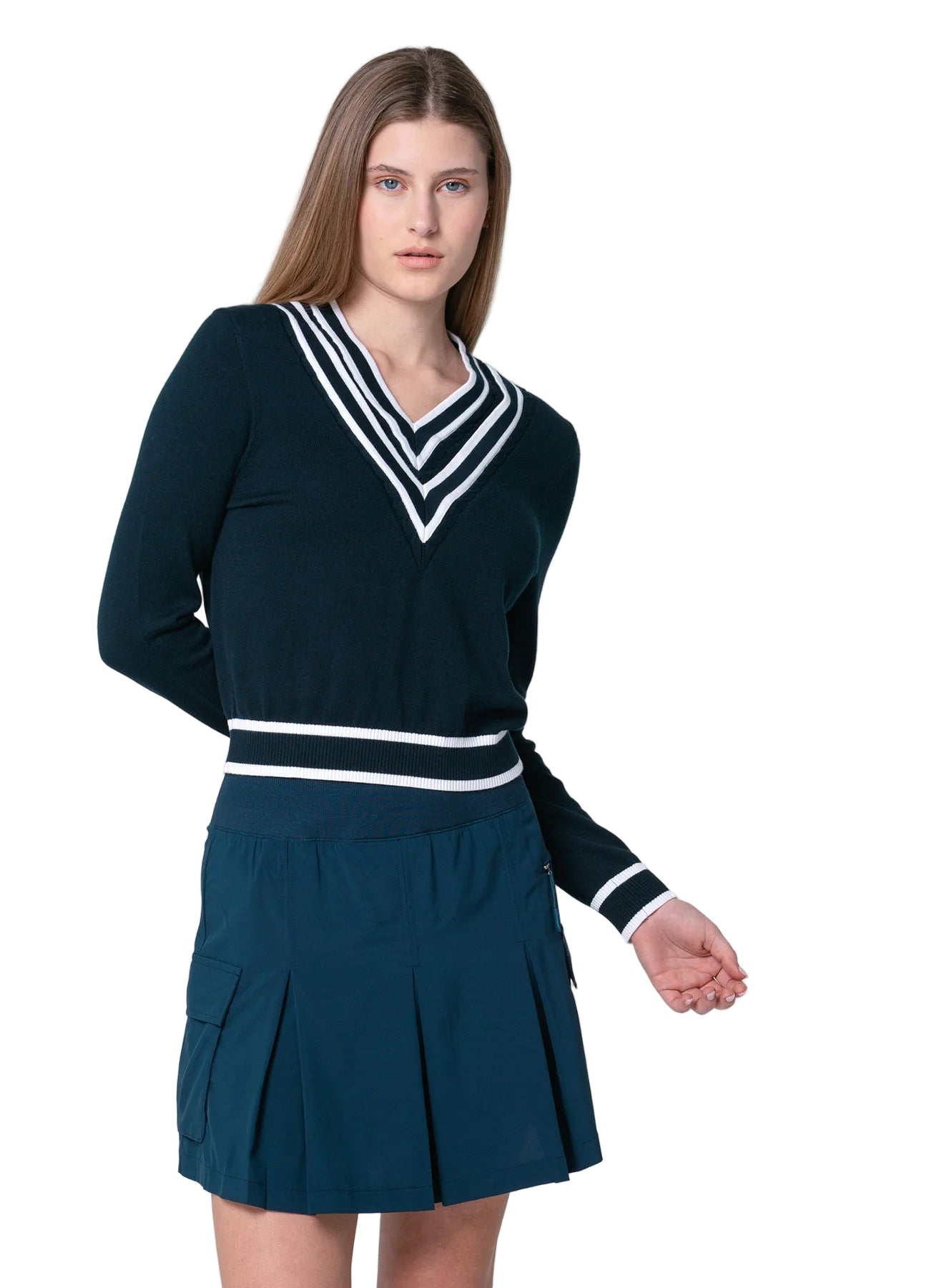 VICTORY V-NECK SWEATER - MDN