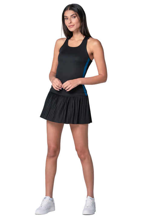 RACER RIB TANK - BLACK
