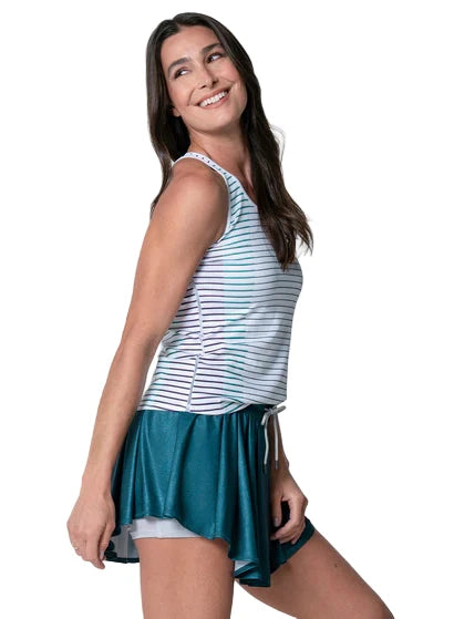 CONTOUR RIB TANK - WHITE