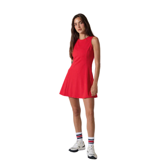 COURTSIDE DRESS - CHERRY