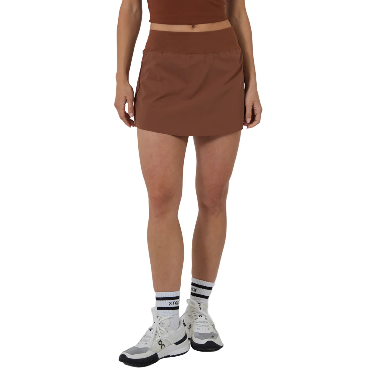 RUSH SKIRT - COGNAC