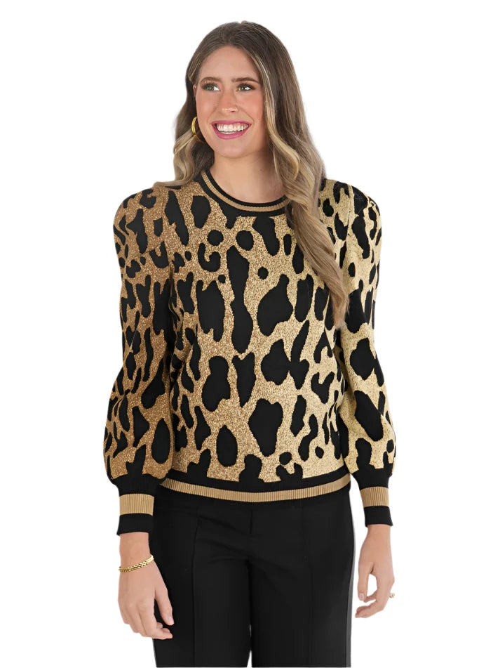 JULIA SWEATER - LADY LEOPARD
