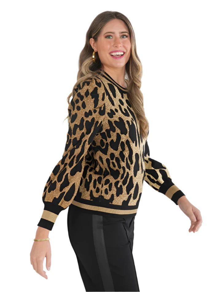 JULIA SWEATER - LADY LEOPARD