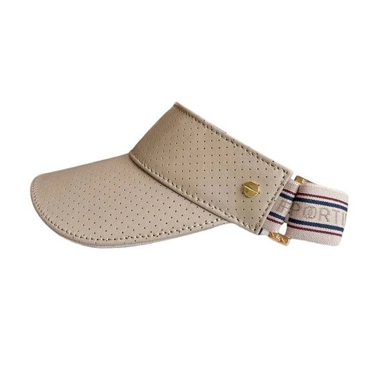 VISOR - KHAKI & GOLD